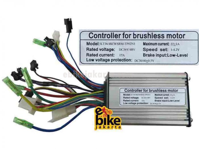 Controller for Brushless Motor Ebike 36/48V 800W (ZCK1722)