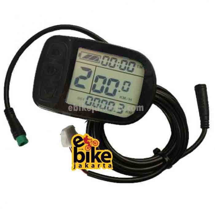 KT-LCD5 24V/36V/48V Electric bike LCD Display untuk sepeda listrik (ZCKTD05C)