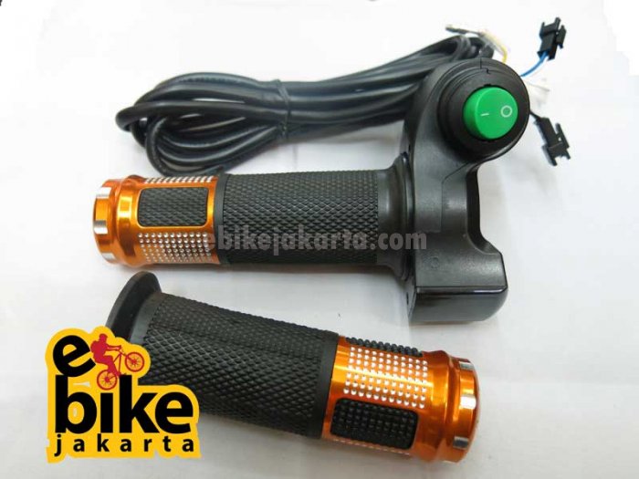 Throttle Led Indikator Baterai Sepeda Listrik Ebike Switch ON/OFF (AT324)